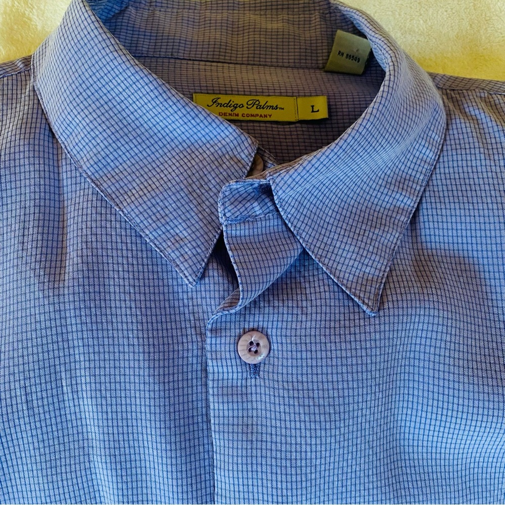 Blue Checkered Men's Shirt